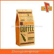 Larege Natrual Brown kraft paper food bags without handles,popcorn packaging,bread packaging paper bags